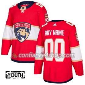 Adidas Maillot de Hockey Florida Panthers Personnaliser 2017-2018 Rouge Authentic - Enfant